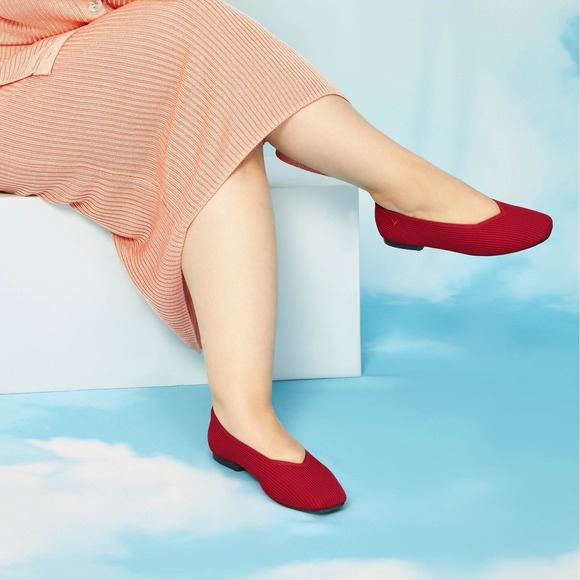Vivaia Shoes - VIVAIA Margot 2.0 Ruby Red Flats | EU 40 / US 9